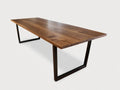 Table à manger ronde en bois 120×120×75 cm - marron - design naturel pour salle à manger