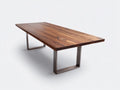 Table à manger ronde 120×120×75 cm – bois brun – style naturel pour salle à manger