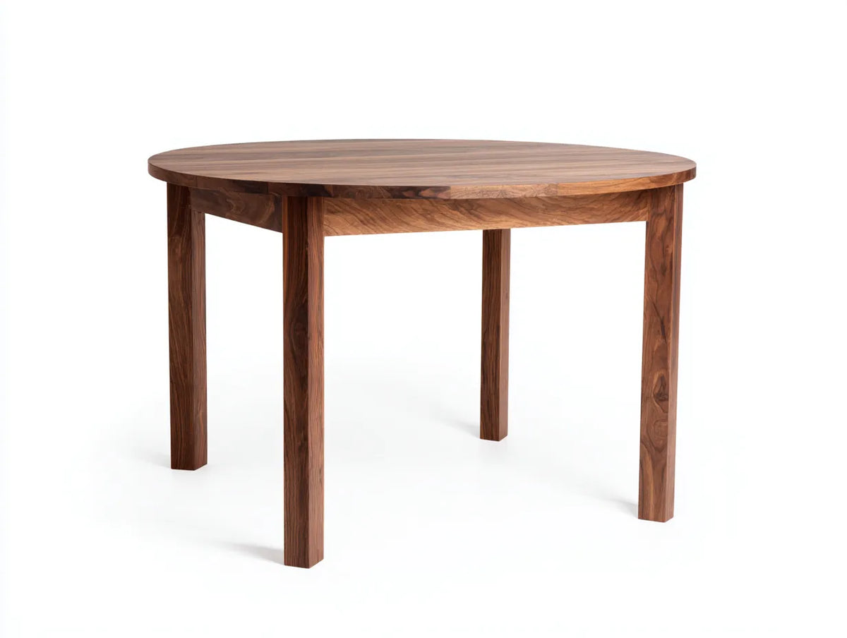 Table à manger rectangulaire 200×100×75 cm – bois brun et métal gris – style contemporain