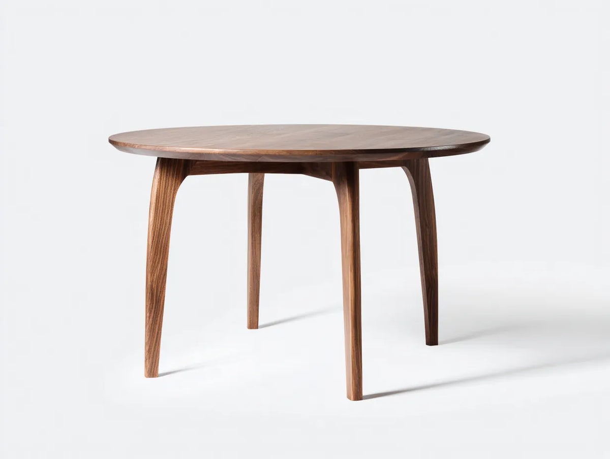 Table à manger rectangulaire 220×100×75 cm – bois brun et métal noir – style contemporain